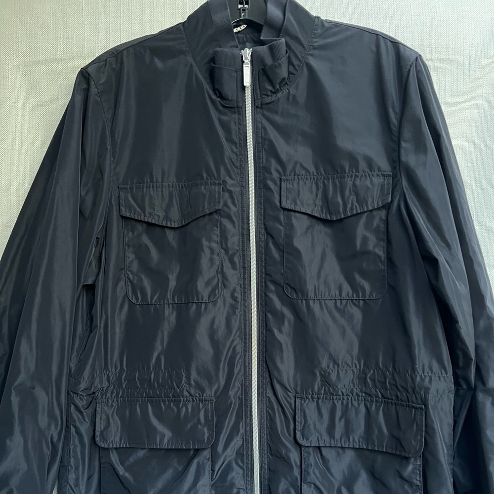 Men’s “Neiman Marcus” Blue Windbreaker Jacket